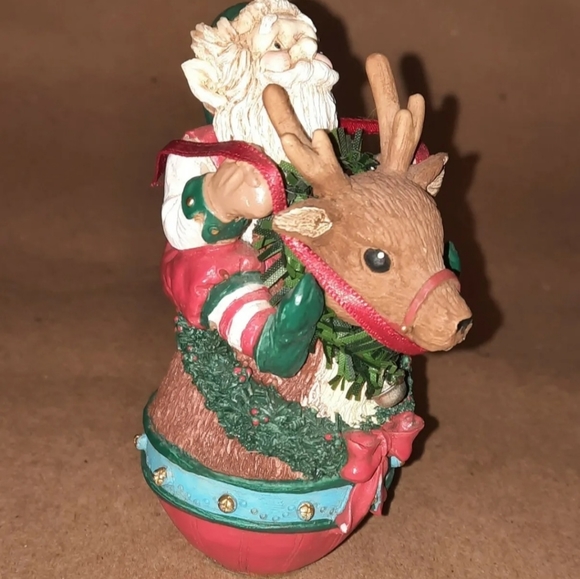 Midwest Elf Riding Reindeer Christmas Figure Decor - Picture 6 of 10